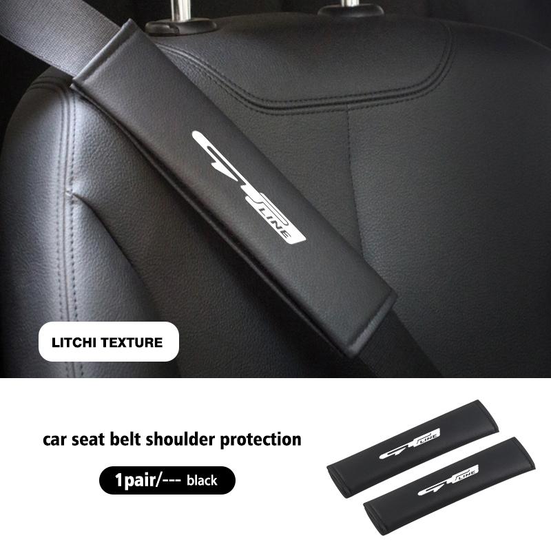 1/2PCS Car Safety Belt Shoulder Straps Cover Protection Padding For KIA K5 K2 Rio Optima Sportage Venga Sorento Stonic Forte sah256