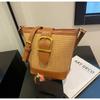 Straw Braid Bucket Casual Versatile Shoulder Bags 2024 Classic Style Hasp Grace Personality Summer Crossbody Bags for Women