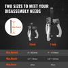 VEVOR Gear Puller Set, 7.6 cm and 17.8 cm Puller Kit, 3 Jaw Gear Bearing Flywheel Pulley Removal Tool, 2 or 3 Reversible Jaws Wheel Puller
