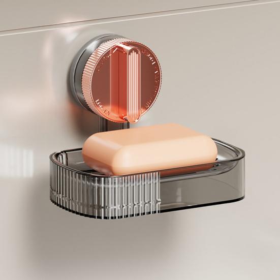 Настенный держатель для мыла на присоске, сверление не требуется, простая установка, влагостойкий держатель для мыла, органайзер для ванной комнаты