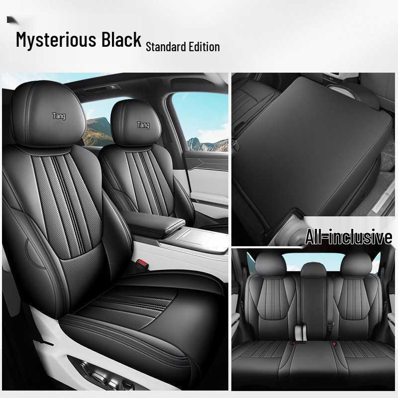Полное покрытие сидений BYD Tang L DMI/EV - Дышащие перфорированные чехлы для всех сезонов