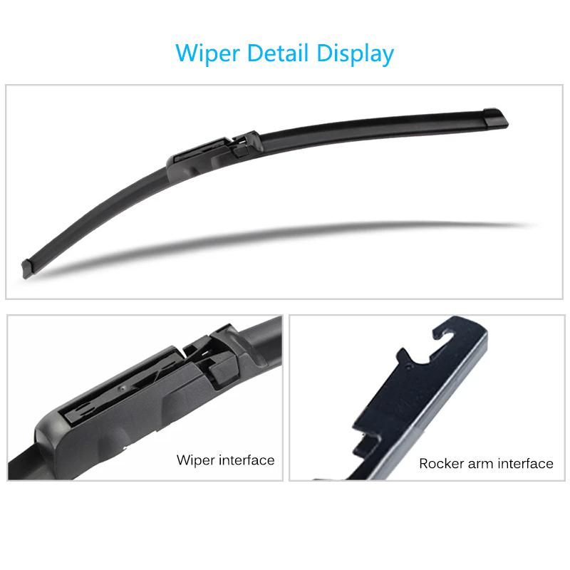 For R8 4S 2007-2023 Double Rubble Car Wiper Accessories Auto Parts Cleaning Windshield Windscreen Frameless