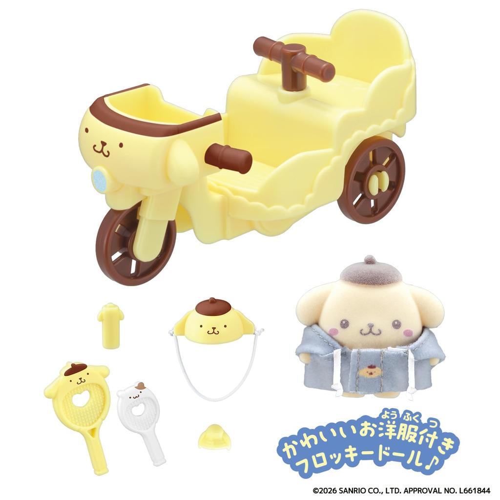 Маленький Томо Персонажи Sanrio Помпомпурин Возраст 3+ и Персонажи Sanrio [BANDAI] Велосипед, Вверх,