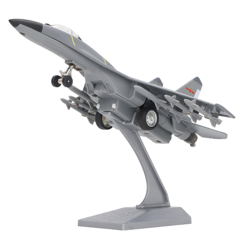 Fighter Airplane Model with Stand Alloy Fighter Aircraft Model Realistic Planes Kids Exquisite Toy