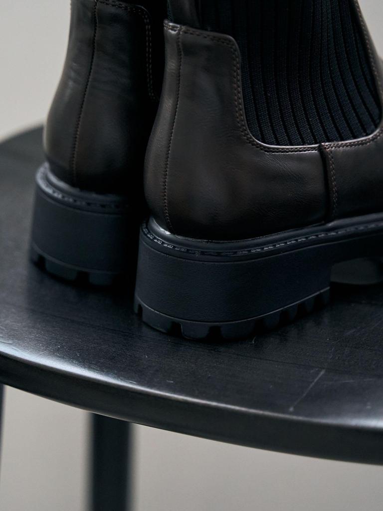 Коэн снова в наличии: Эластичные ботинки с нескользящей подошвой (Размер, доступный только онлайн) 76826000005 2540 СРЕДНЕ-КОРИЧНЕВЫЙ (25) 22.5cm