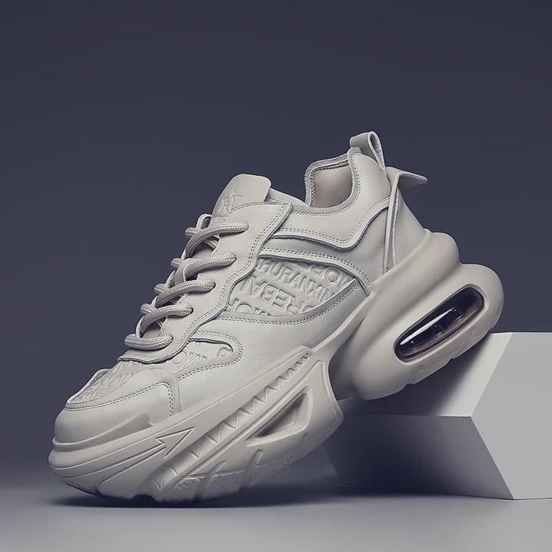 Mobei 2025 Мужская модная весенняя спортивная обувь: Модная, высококачественная, оригинальная и увеличивающая рост обувь для пап.