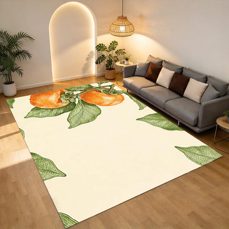 Persimmon Branch Living Room Nonslip Area Rug Soft Carpet For Bedroom Game Playroom Sofa Office Home Decor Doormat Christmas Gift C929510