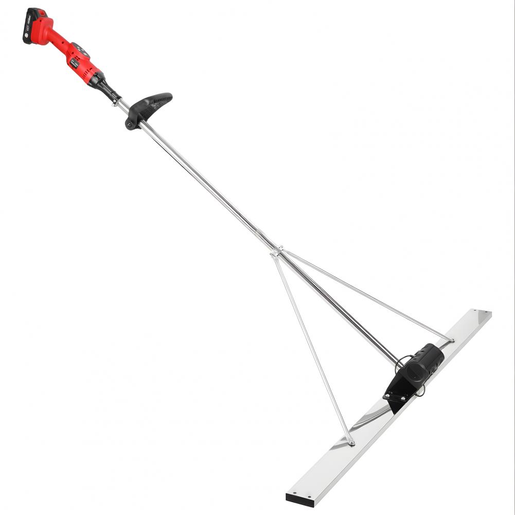 Беспроводная виброрейка без щеток – 59" Нержавеющая сталь, Вибрационный выравниватель бетона, Электрический инструмент для финишной отделки цемента