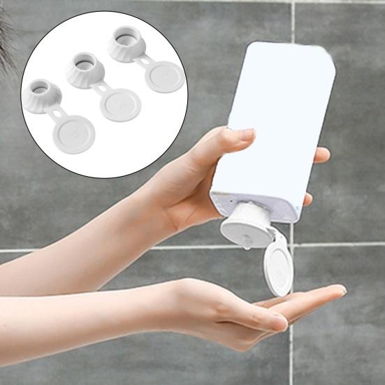 3 шт. Крышка для перевернутой бутылки Герметичная TPE Ванная Лосьон Шампунь Кухня Бутылка для приправ