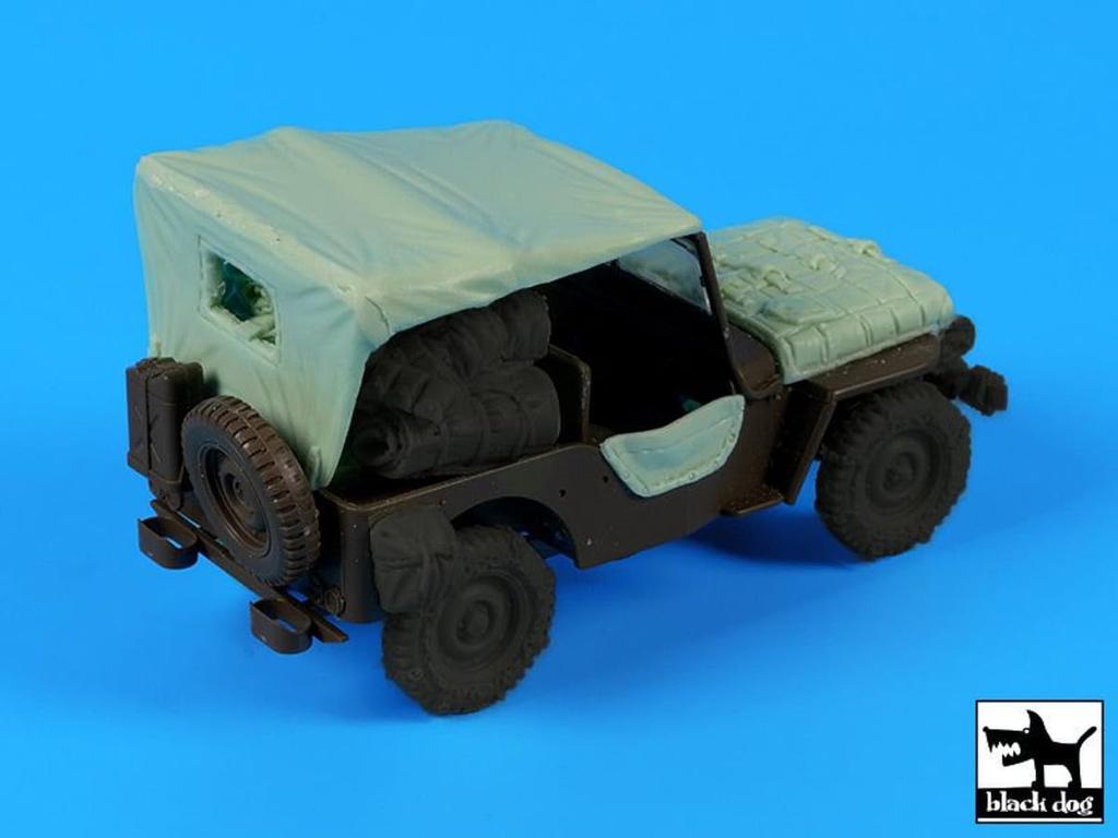 Black Dog Американский тонный грузовик утилитарный двигатель изоляция капота смола военные детали HAUT35275 1/35 1/4 + (для Тамии) (бак)