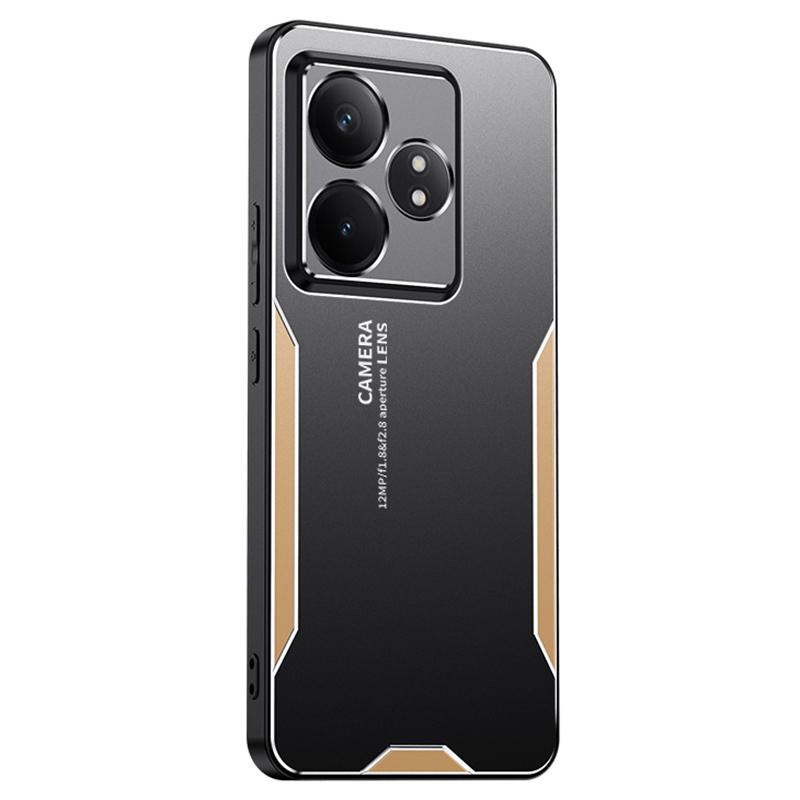 Для Realme GT Neo6 SE 5G Чехол Алюминиевый сплав+ПК+ТПУ Противоударная крышка для мобильного телефона