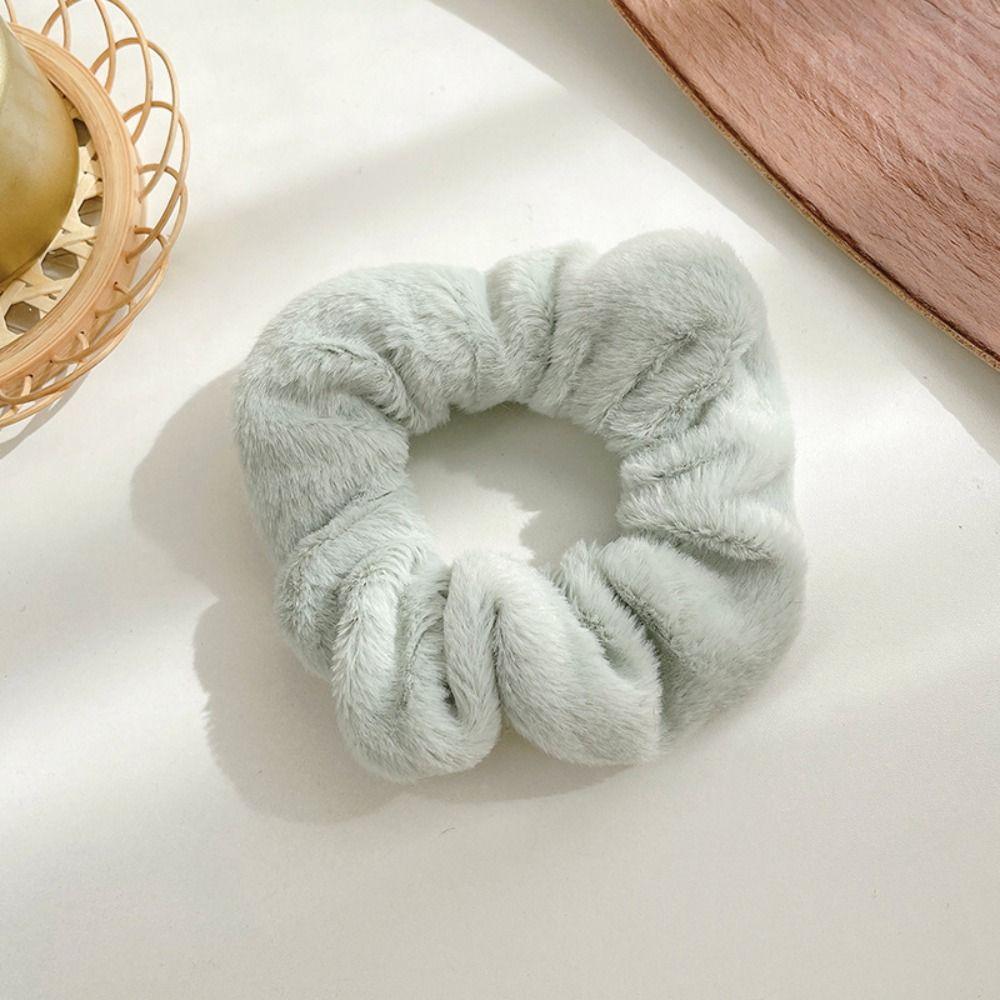 Большой корейский плюшевый пучок для волос, петля, кудрявая оборка, новая резинка для волос, шарм и красота