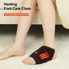 Электрический нагревательный бандаж для лодыжки USB-грелка с 3 настройками нагрева для снятия боли при растяжении связок лодыжки, ахиллите и тендините