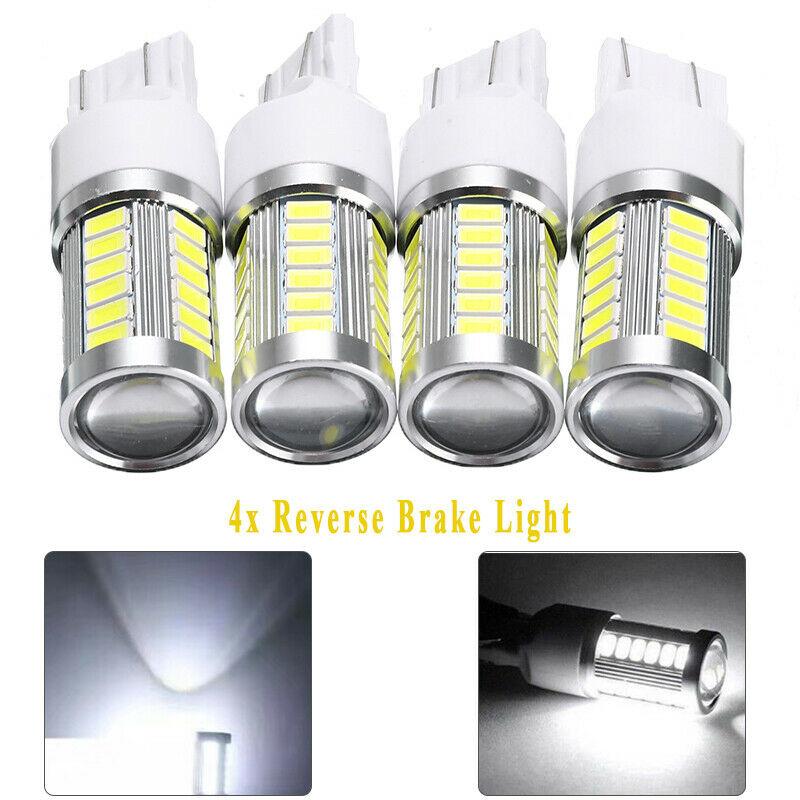 Светодиодные фонари на 360 градусов, 12 В постоянного тока, белые запасные части, 4 шт. 7440/7443/W21W