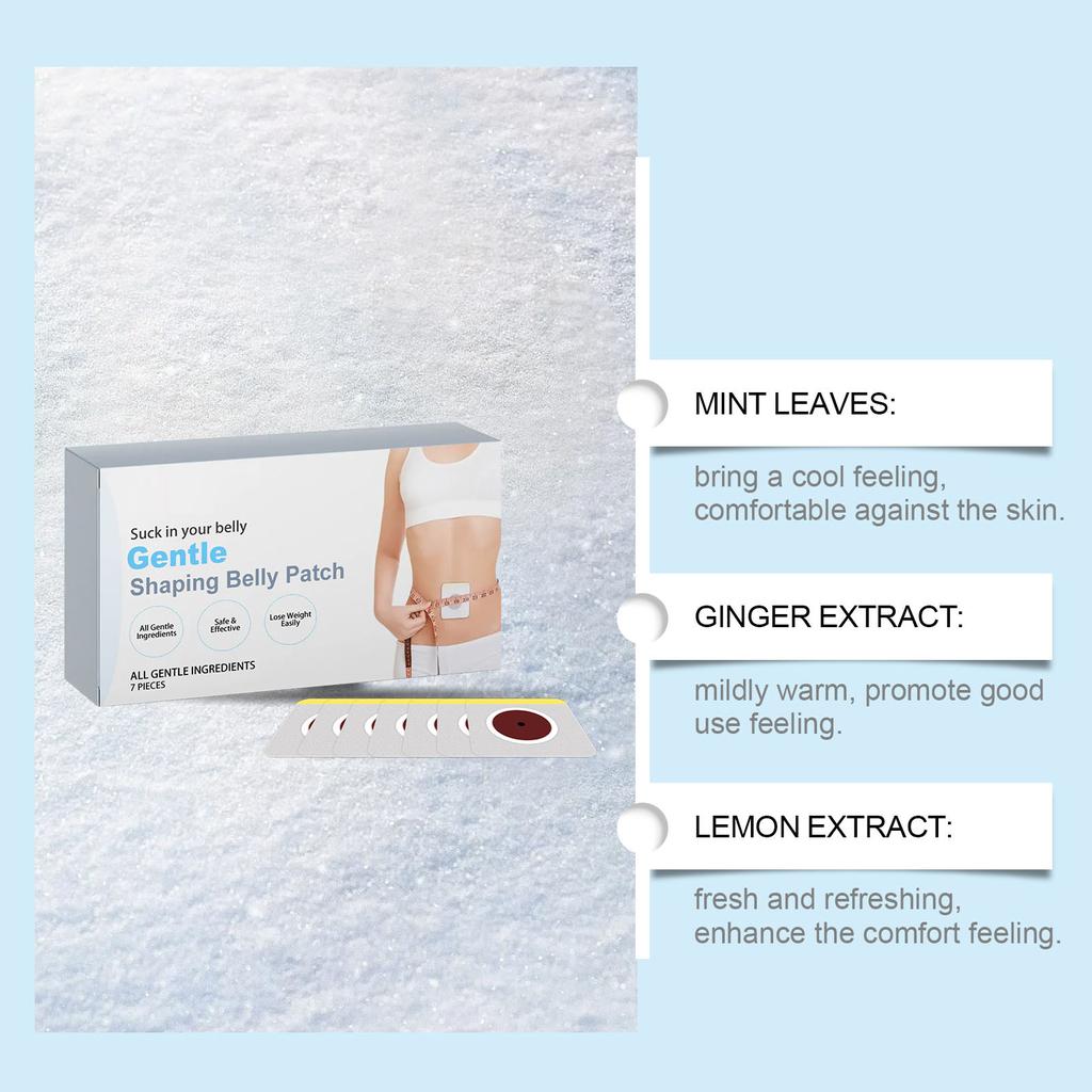 Abdomen Body Shaping Belly Button Patch Big Belly Slimming Patch Lift Loose Skin Belly Button Patch.