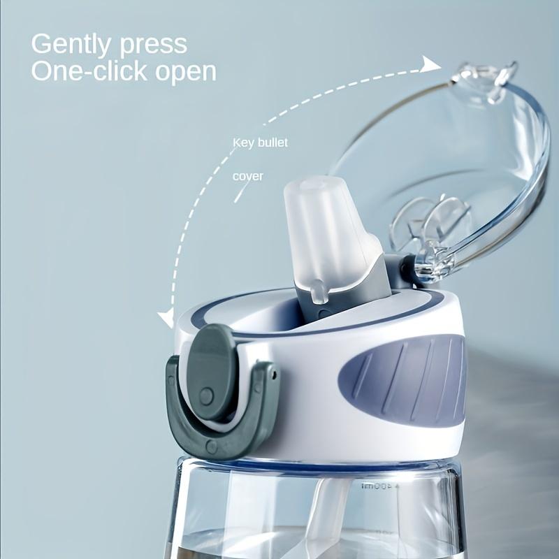 Cute Summer Straw Water Bottle Portable Kids Tumbler Lightweight Drinking Cup for Students BPA-Free Hydration Bottle