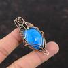 Подвеска Smithsonite, медная проволочная обертка, подвеска с драгоценным камнем, подвеска ручной работы, медные украшения для подарка, ювелирные изделия Smithsonite, обернутые проволокой