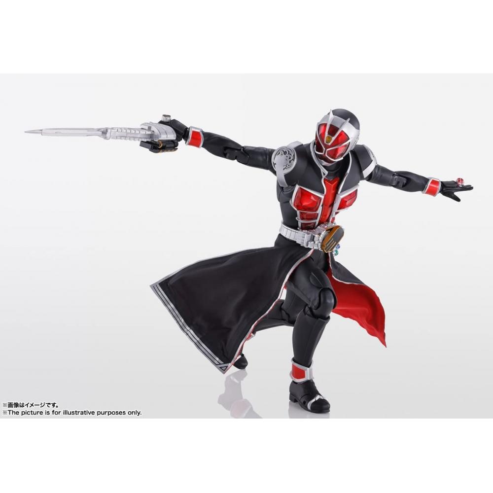 SHFiguarts (Синкочо Сейхо) Kamen Rider Wizard Flame Style 10th Anniversary Ver. приблизительно. 145 мм подвижная фигурка из АБС, ПВХ и ткани, окрашенная
