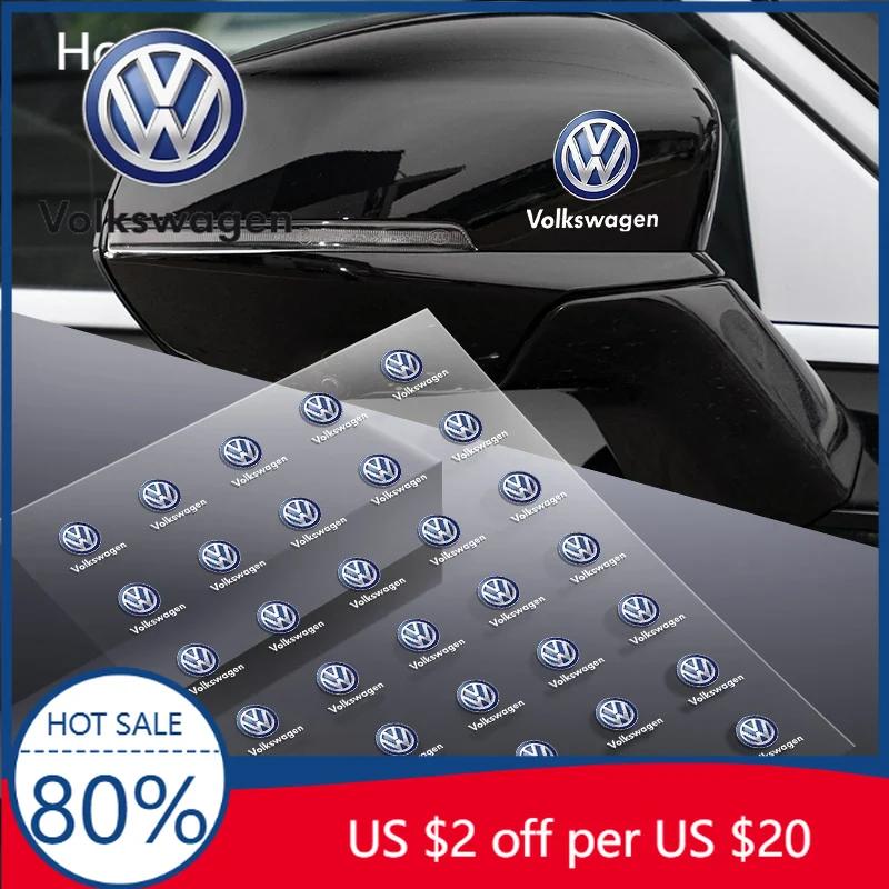 Для VW Volkswagen Jetta MK5 Golf Автомобильный Эмблема Логотип Декоративные Наклейки Значок Наклейка Для Volkswagen VW Touran Beetle Golf Passat Jet
