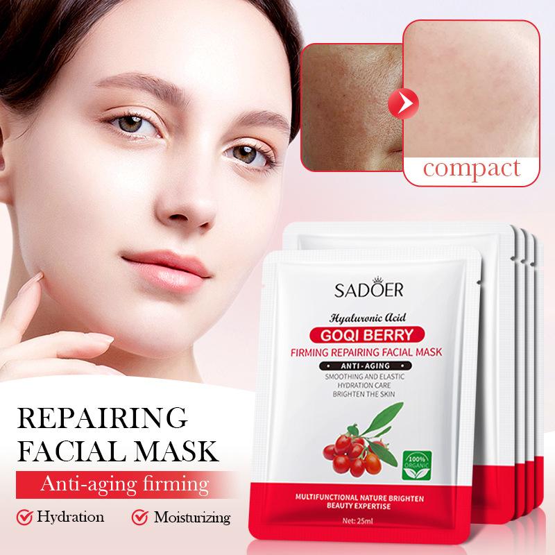 SADOER Firming Firming Hydrating Lifting Mask Goji Berry Anti-Wrinkle Repairing Mask