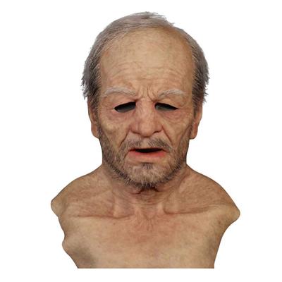 Realistic Old Man Mask Halloween Mask for Adults Realistic Face Mask Halloween Party Cosplay Props Mask