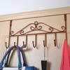 Вешалки с 5 крючками, железная вешалка для домашней одежды без перфорации для спальни
