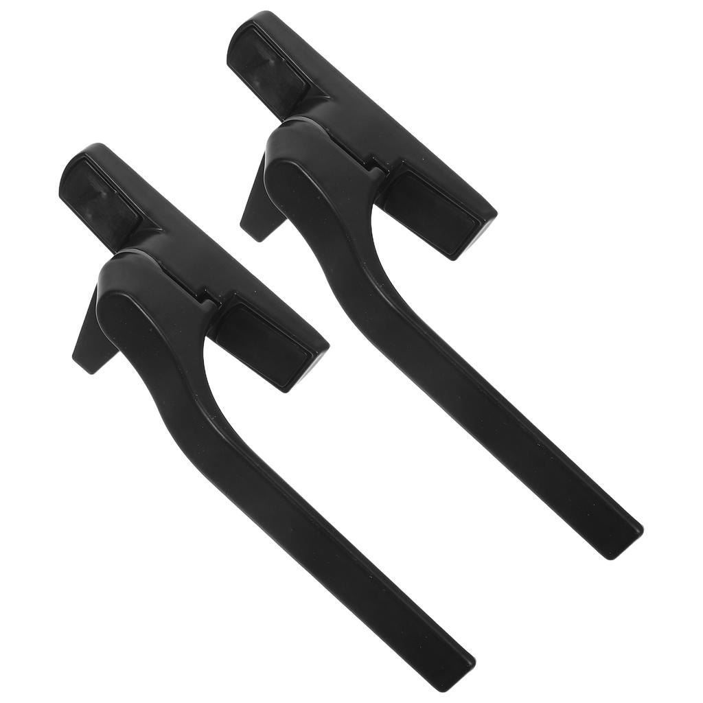 2pcs Casement Window Handle Right-Handed Offset Sliding Lock Heavy Duty Exterior Window Latch For Sliding Doors Replacement