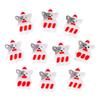 10Pcs Christmas Halloween Pencils Tip Caps Silicone Pencil Protectors for Children Students Adult and Professional