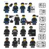 1632 Military Police Flying Tiger Special Police 16 Minifigures Children's Assembly Building Block Toys