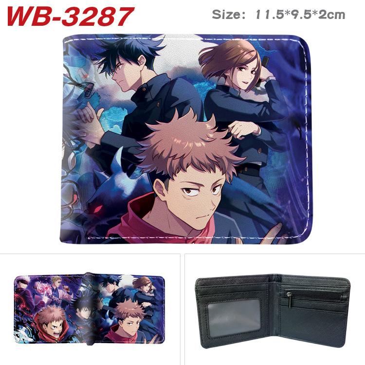 Jujutsu Kaisen Anime Wallet Gojo Satoru Yuji Itadori Print Short Bifold Card Holder Coin Purse PU Leather for Men Women 1pcs