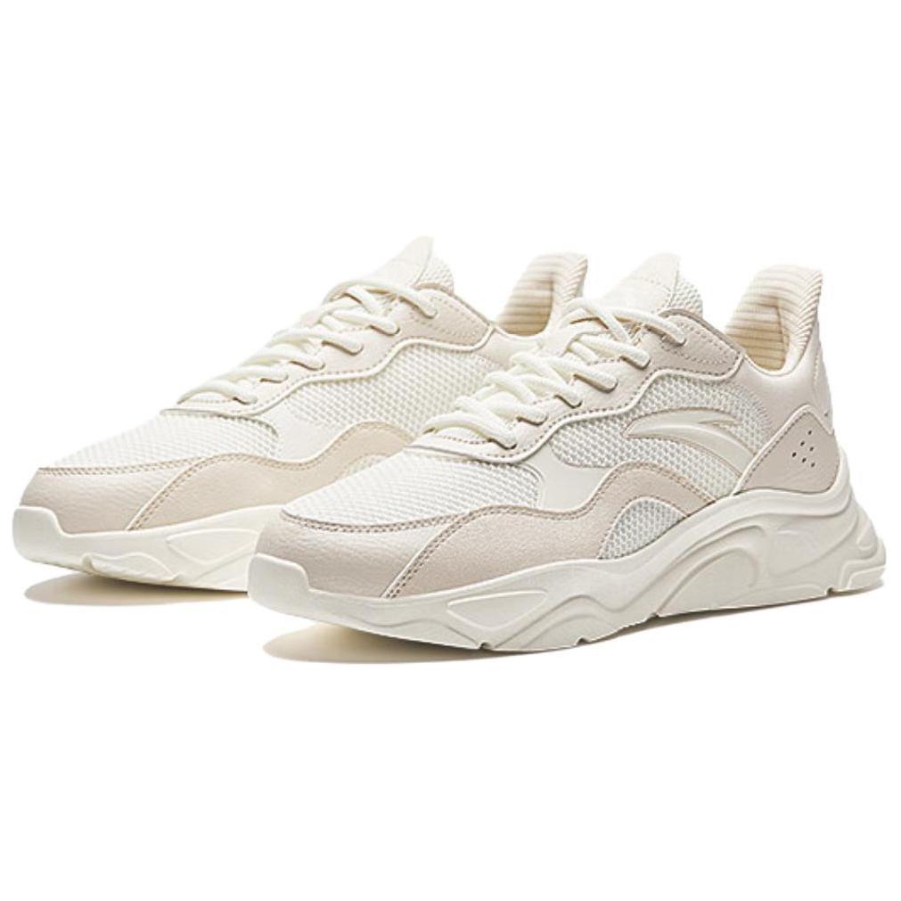 Anta Little Millennium Non-Slip Wear-Resistant Low-Top Casual Shoes Men Shoes Gray White 912348826-1