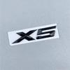 3D ABS Black Chrome Car Rear Trunk Letter Emblem Badge X1 X2 X3 X4 X5 X6 X7  for BMW E70 E53 F15 G05, Styling Stickers Decal