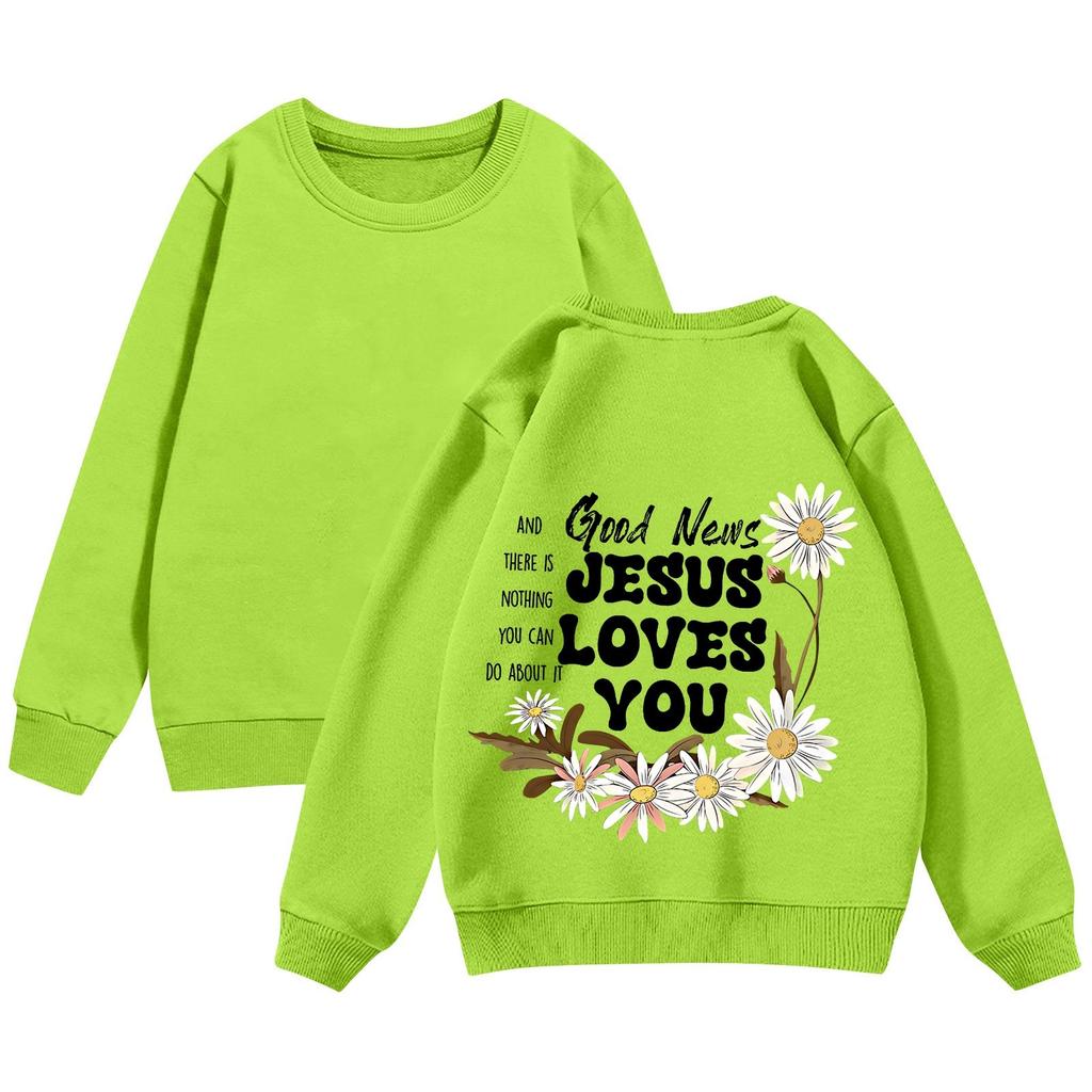 Children's Hoodie Boys And Girls Fashion Printed Long-sleeved Hoodie