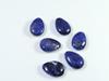 23Cts. Натуральный голубой содалит груша кабошон драгоценный камень россыпью 06 шт. лот 10X14MM RQ-1968