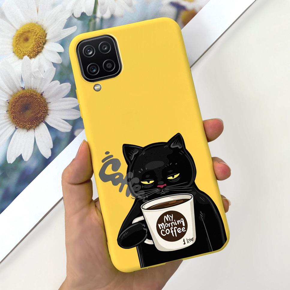 NEW Design For Samsung Galaxy A12 Case Silicone TPU Back Cover For Samsung A12 M12 F12 Galaxy M12 India  Funda Couqe Bumper