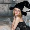 Хэллоуин, Волшебная шляпа с закруткой, Высокое качество, Толстая бархатная ткань, Шляпа ведьмы, Наряд для косплея, Шляпа Лолиты своими руками