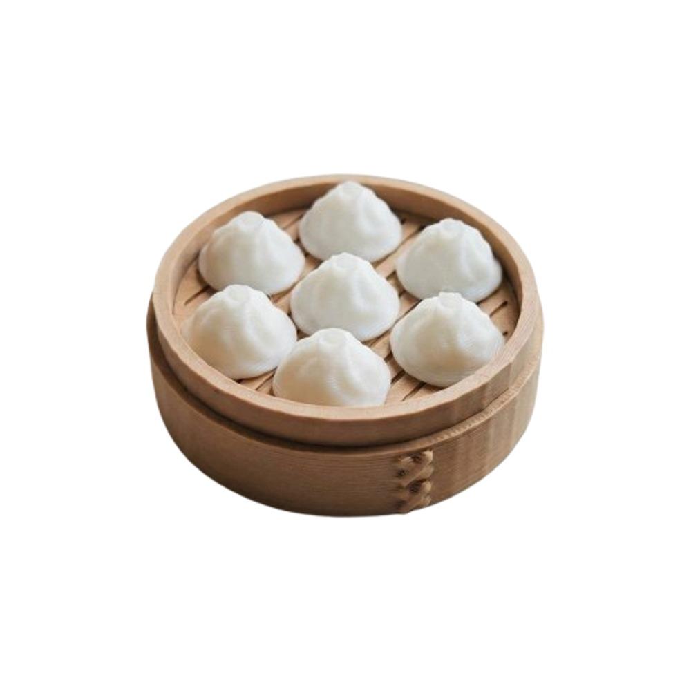 3D Printing Chinese Dim Sum Refrigerator Magnet Plastic Soup Steamer Magnet  Party Favors