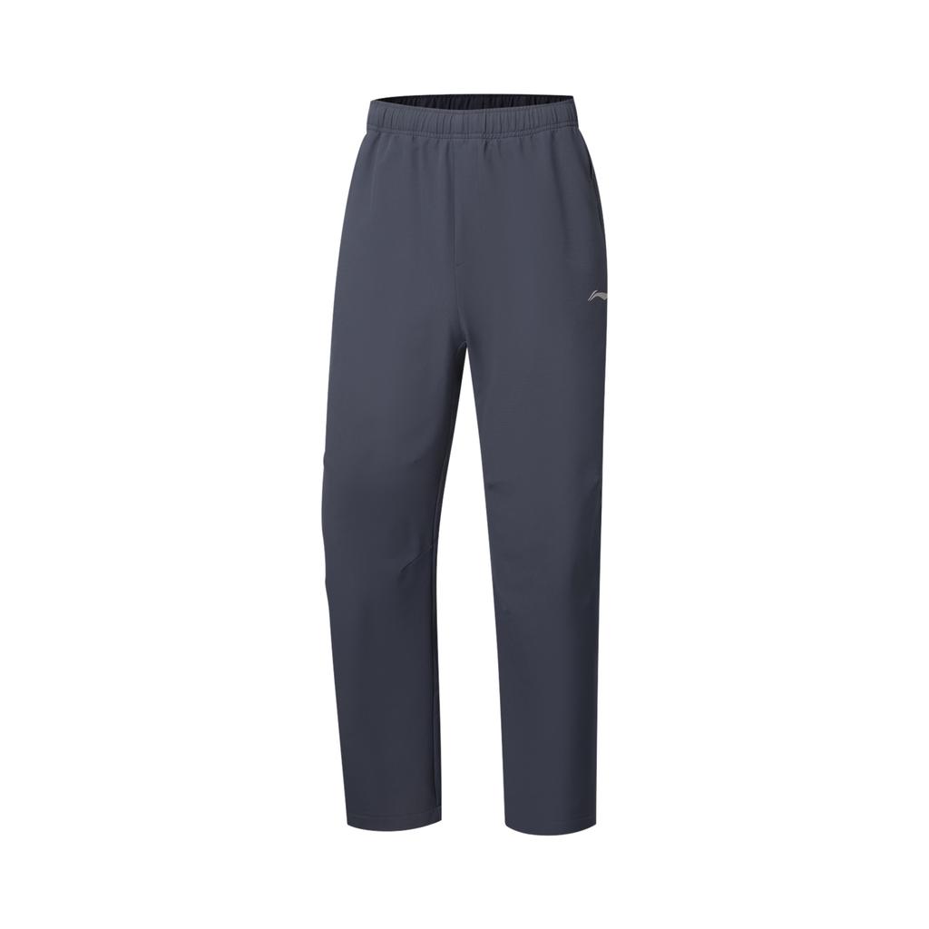 Li-Ning Однотонные Универсальные Простые Модные Спортивные Длинные Штаны Мужские Брюки AYKWA27-2