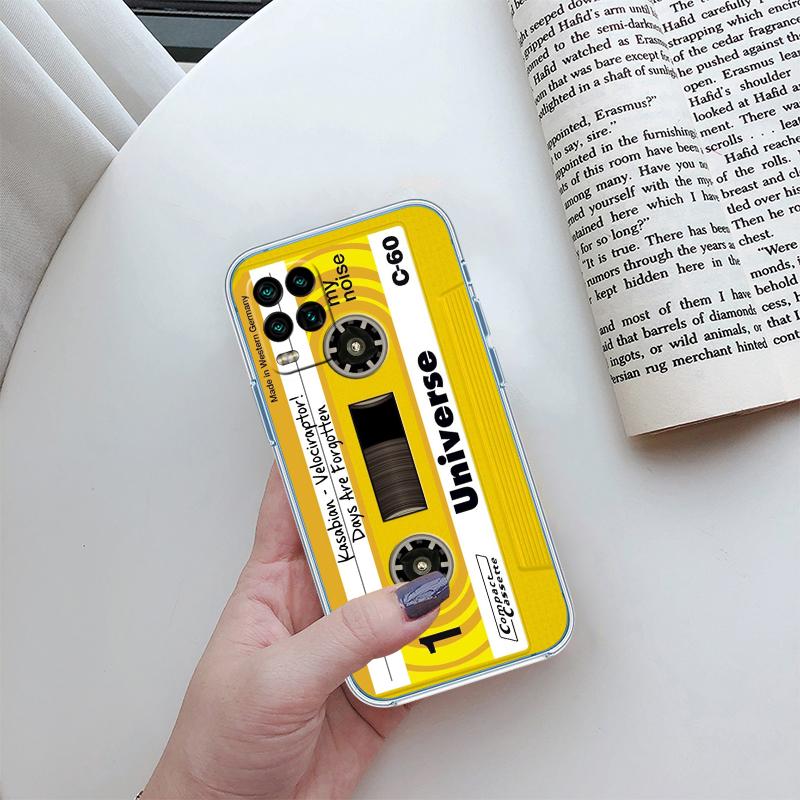 RP9 Boombox Tape Vintage Transparent Phone Case for Samsung Galaxy A04 A04S A14 A23 A34 A54 M23 M33 M52 M53