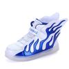 Children's LED Luminous Shoes Boys Girls Lights Usb Charging Boys and Girls Flash Shoes Sports Shoes High-top Sports Shoes