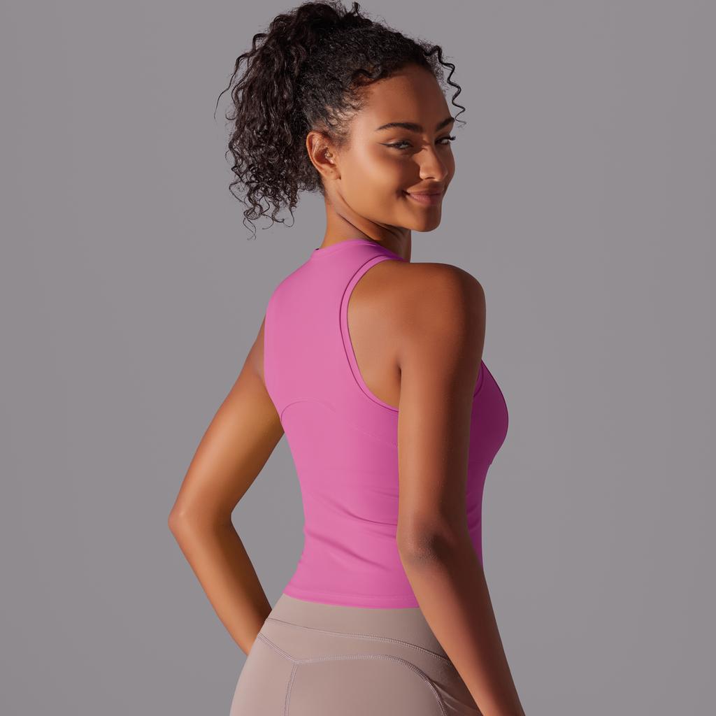 Nessaj Женские спортивные майки без рукавов для тренажерного зала и фитнеса, уличная одежда, повседневный жилет для бега