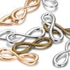 30 шт./лот металлические соединители с символом бесконечности, застежки, подвески для DIY браслета, ожерелья, фурнитура для изготовления ювелирных изделий, аксессуары