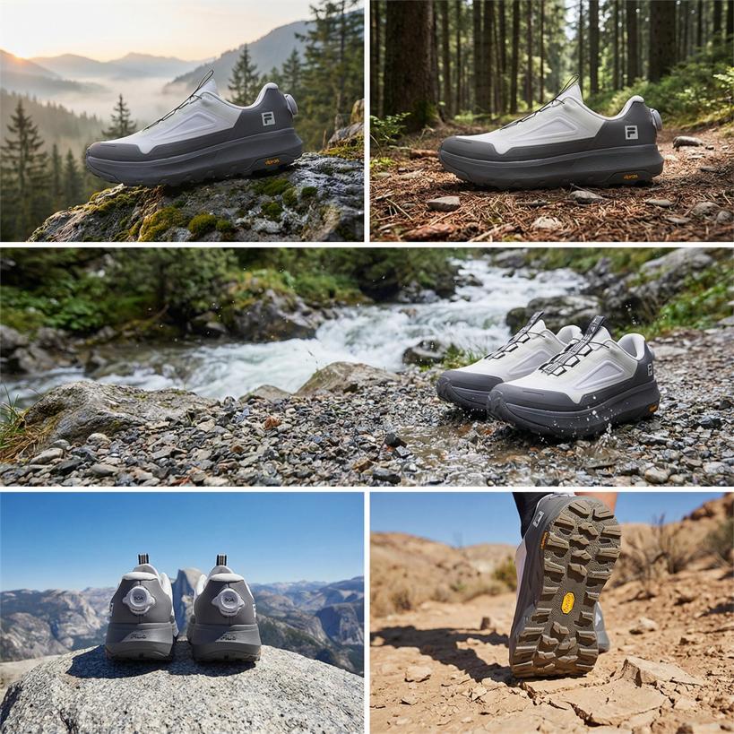 Fila Boa Explorer Повседневная Спортивная Горная Обувь Мужская Обувь Серая A12M541217FVG