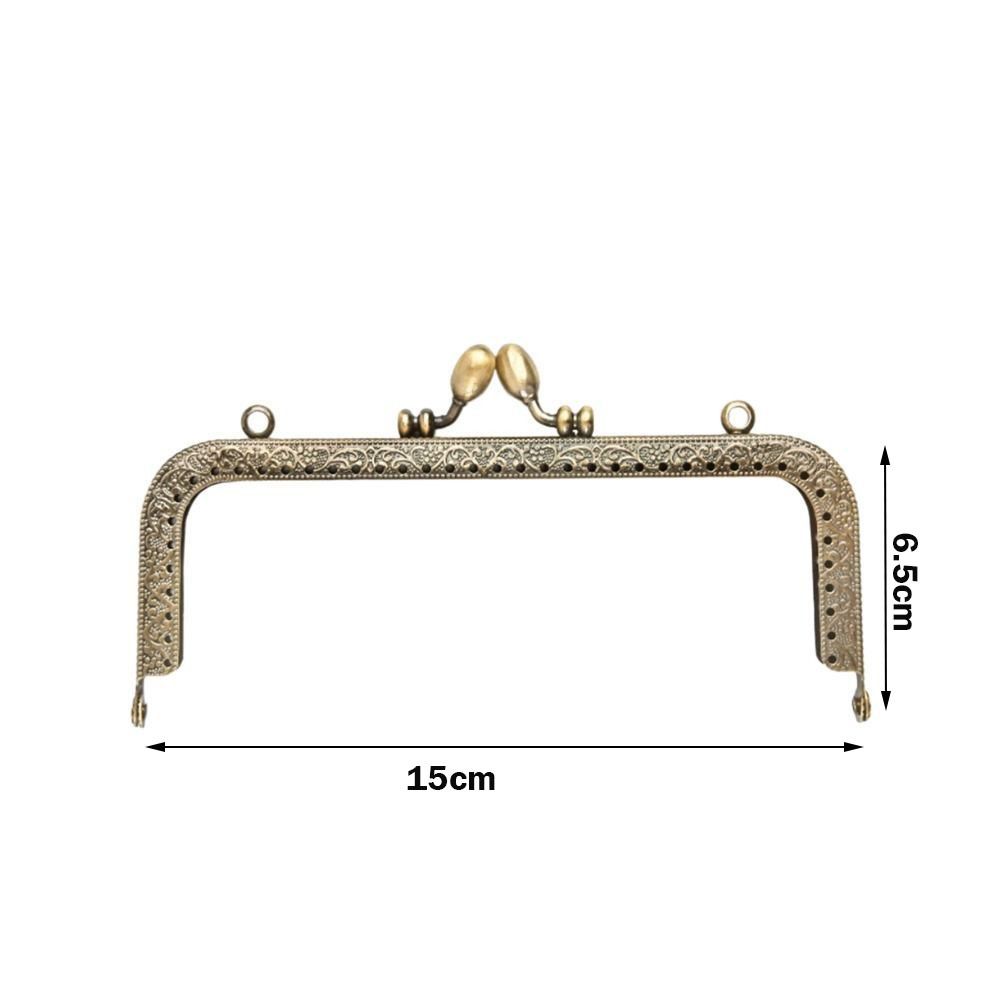 Винтажная застежка для кошелька, рамка для сумки, фурнитура для кошелька, рамка для мини-кошелька, застежка для поцелуя, изготовление сумок