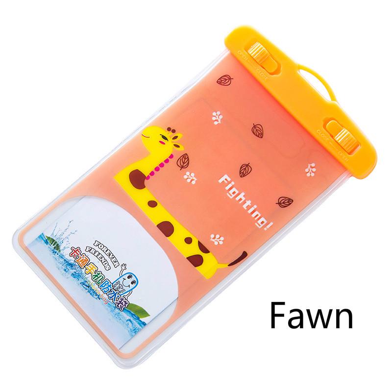 Креативный мультяшный телефон водонепроницаемая сумка для аксессуаров для смартфонов красочные животные ПВХ герметичная водонепроницаемая сумка сумка для дайвинга на горячих источниках