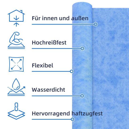 11,8 дюйма x 33 фута Водонепроницаемая мембрана для душа Толстая полиэтиленовая подложка под плитку Мембрана для душа для сауны ванной комнаты кухни стены пола