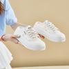 Breathable Little White Shoes Women's Shoes 2025 New Summer Net Shoes Versatile Thick-soled Lace Casual Board Shoes Breathable Lace