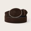 Maillard Suede Leather Belt Luxury Design Wide Waistband Trendy Business Waist Belt For Women