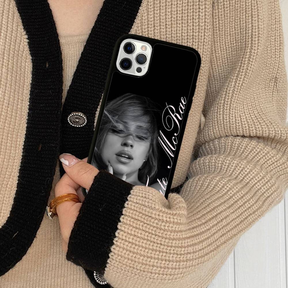 Tate M-McRae Singer PC+TPU Phone Case For IPhone 11 12 13 14 15 16 17 Plus Pro Max Cover