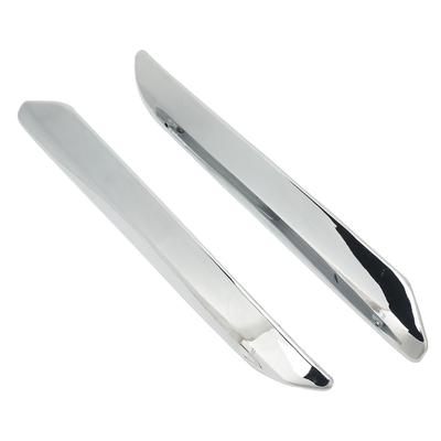 2 шт. накладка на передний бампер левая и правая, устойчивая к царапинам, хромированная, серебристая, замена для Citroen C5 X7